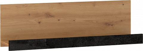 Viki kicsi fali polc - Artisan tölgy - Beton fekete