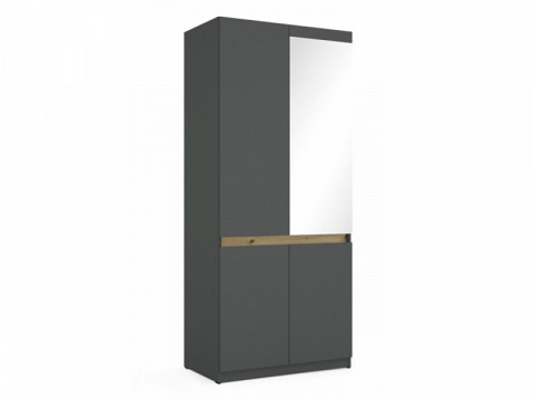BSS 12 gardróbszekrény 90 cm, jobbos