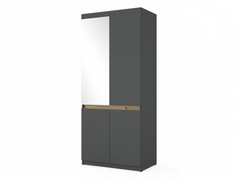 BSS 12 gardróbszekrény 90 cm, balos