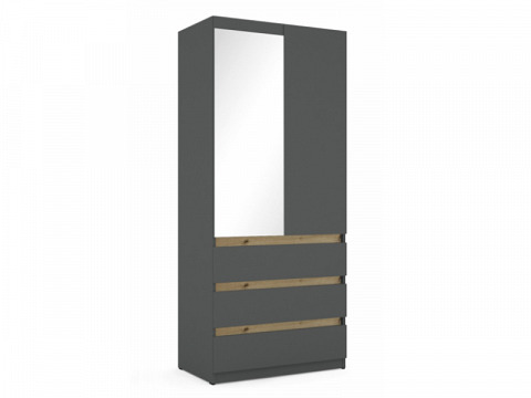 BSS 13 gardróbszekrény 90 cm, balos