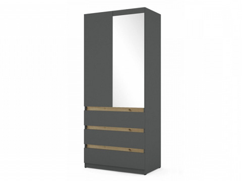 BSS 13 gardróbszekrény 90 cm, jobbos