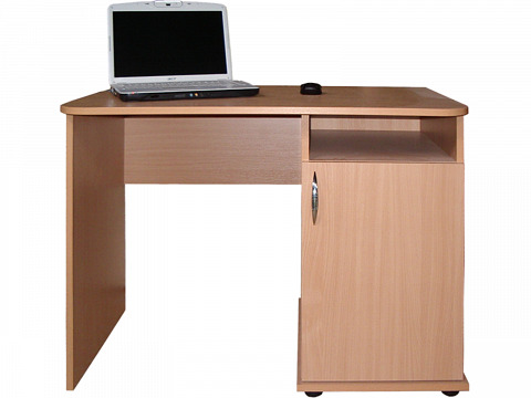 Flat 1 ajtós íróasztal 100 cm, jobbos
