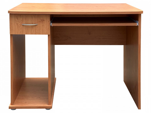 Flat 1 fiókos számítógépasztal 100 cm, balos