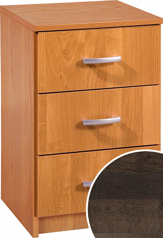 Komód 3 fiók K-4033S - Grange tölgy