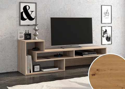 Oregon TV-állvány balos - Artisan tölgy